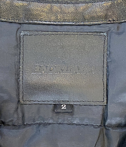 ISAMU KATAYAMA BACKLASH イサムカタヤマ ライダースダウンベスト 1600-01 メンズ SIZE M バックラッシュ
