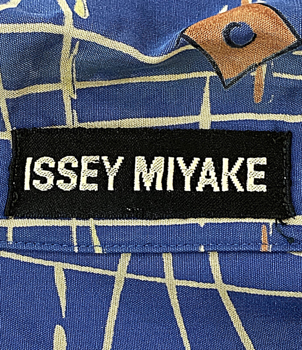 ISSEY MIYAKE MEN 長袖シャツ ホースデザイン開襟シャツ archive 90S メンズ SIZE M イッセイミヤケ メン