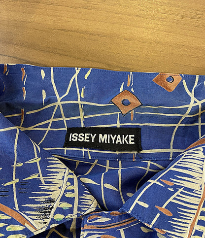 ISSEY MIYAKE MEN 長袖シャツ ホースデザイン開襟シャツ archive 90S メンズ SIZE M イッセイミヤケ メン