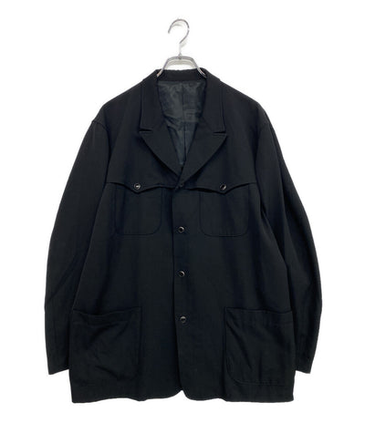 Y`s for men ジャケット ウールギャバボタンジャケット archive 98SS MR-J15-100 メンズ SIZE M ワイズフォーメン