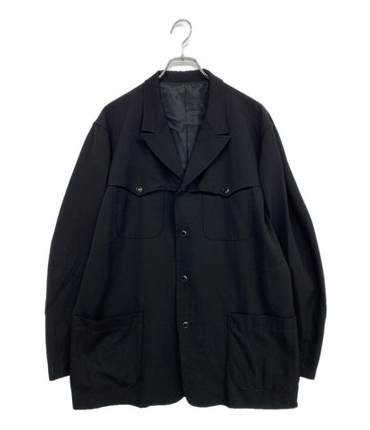 Y`s for men ジャケット ウールギャバボタンジャケット archive 98SS MR-J15-100 メンズ SIZE M ワイズフォーメン