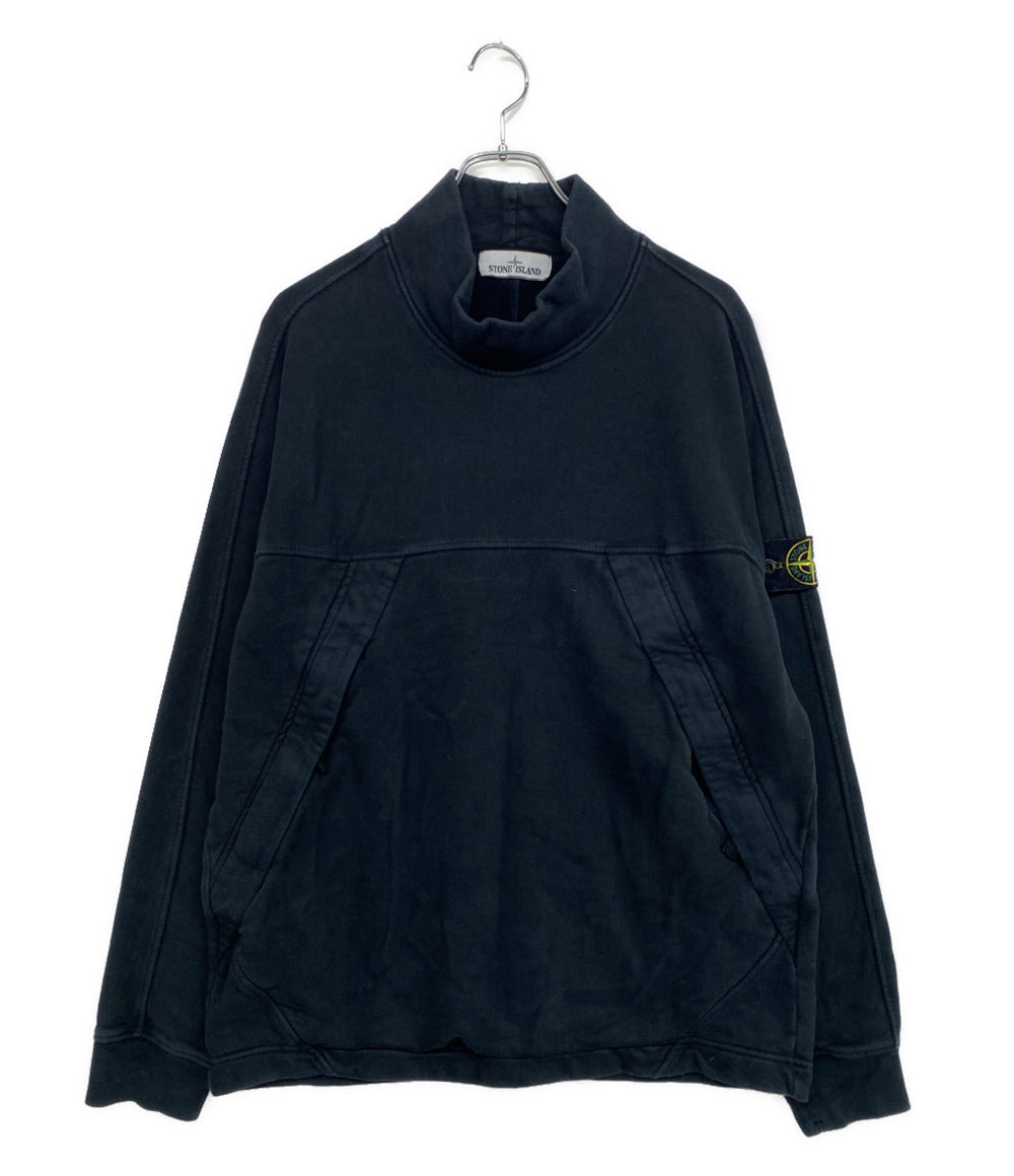 STONE ISLAND スウェット Mock Neck Garment Dyed Sweat メンズ SIZE L