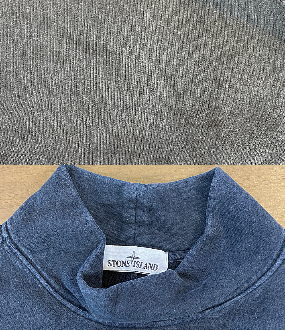 STONE ISLAND スウェット Mock Neck Garment Dyed Sweat メンズ SIZE L ストーンアイランド