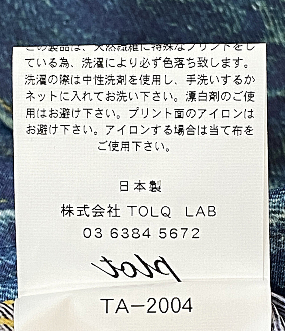 美品 TOLQ トルク デニムプリントジャケット × Yutaka.F TA-2004 メンズ SIZE 38