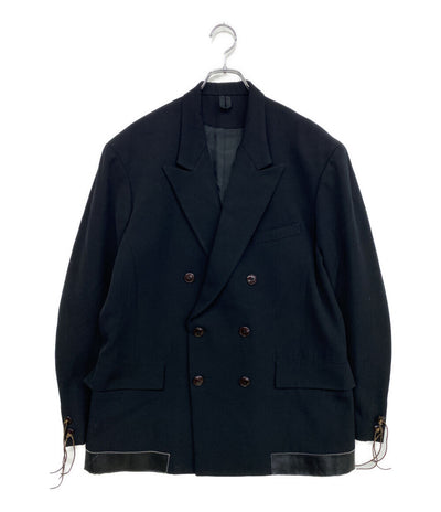 YOHJI YAMAMOTO POUR HOMME テーラードジャケット ダブルジャケット 3ポケット 91AW メンズ SIZE M ヨウジヤマモトプールオム