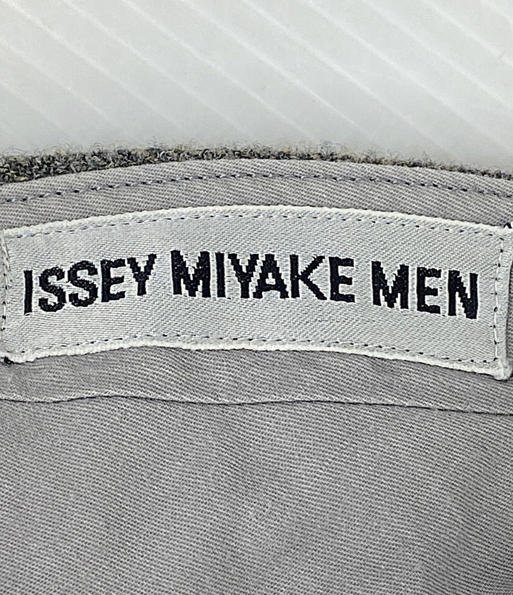 ISSEY MIYAKE MEN パンツ ウールナイロンチャコールスラックス 95AW