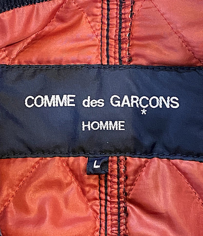 COMME des GARCONS HOMME コットンウールアームパッチジャケット 14AW HN-C017 メンズ SIZE L コムデギャルソンオム