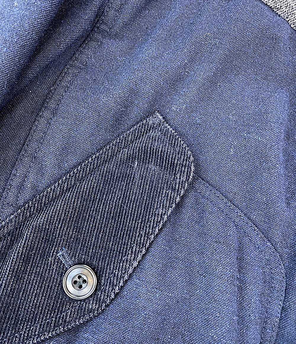 COMME des GARCONS HOMME コットンウールアームパッチジャケット 14AW HN-C017 メンズ SIZE L コムデギャルソンオム