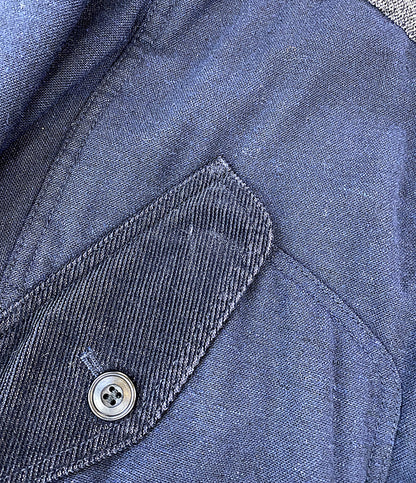 COMME des GARCONS HOMME コットンウールアームパッチジャケット 14AW HN-C017 メンズ SIZE L コムデギャルソンオム