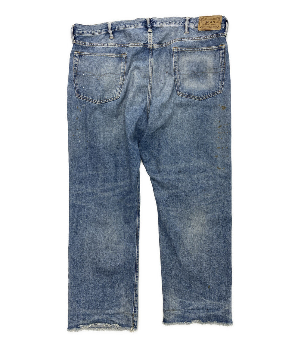 【美品】ポロラルフローレン デニムパンツ THE STRAIGHT 32/30 POLO RALPH LAUREN デニムパンツ Heritage Straight Distressed Jean