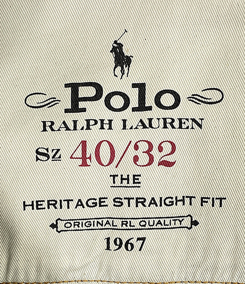 POLO RALPH LAUREN デニムパンツ Heritage Straight Distressed Jean メンズ SIZE 40/32 ポロ・ラルフローレン