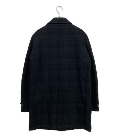 COMME des GARCONS HOMME 内キルティングチェックコート archive 01AW HD-J082 メンズ SIZE M コムデギャルソンオム