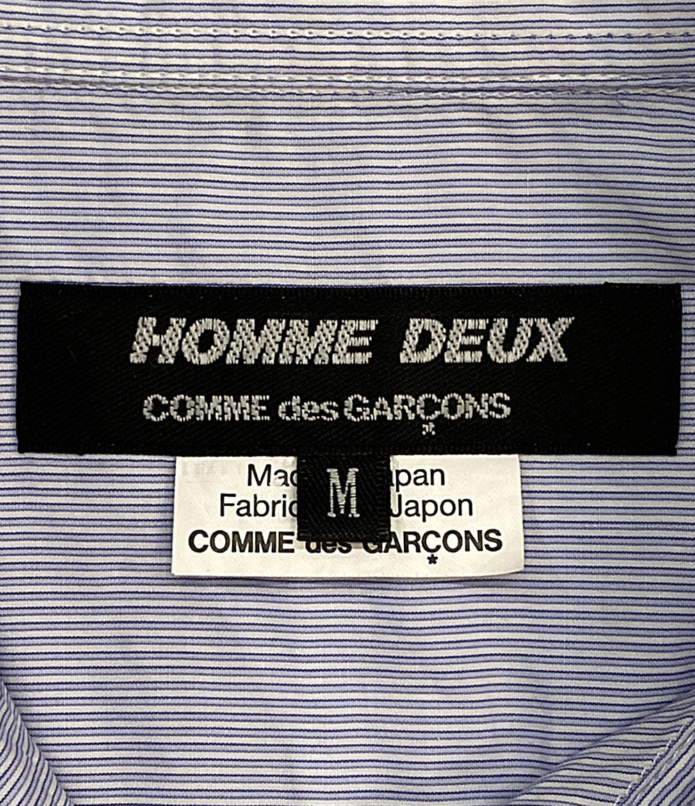 COMME des GARCONS HOMME DEUX 長袖シャツ AD2019 パッチワーク 20ss DE-B028 メンズ SIZE M コムデギャルソンオムドゥ
