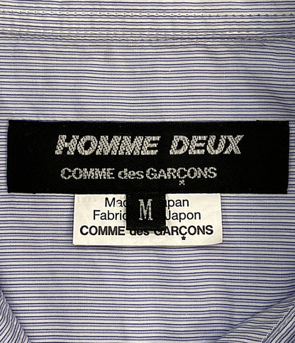 COMME des GARCONS HOMME DEUX 長袖シャツ AD2019 パッチワーク 20ss DE-B028 メンズ SIZE M コムデギャルソンオムドゥ
