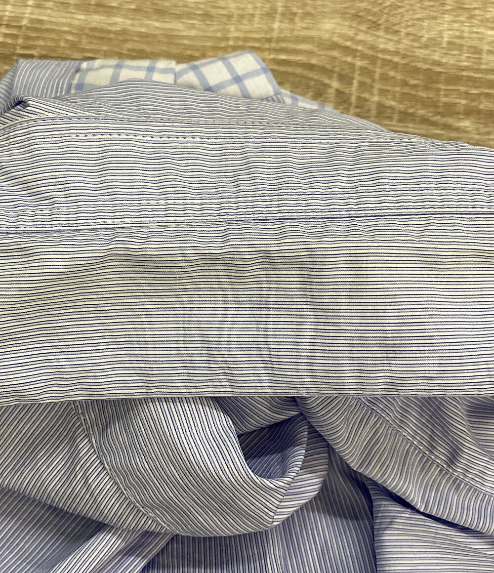 COMME des GARCONS HOMME DEUX 長袖シャツ AD2019 パッチワーク 20ss DE-B028 メンズ SIZE M コムデギャルソンオムドゥ