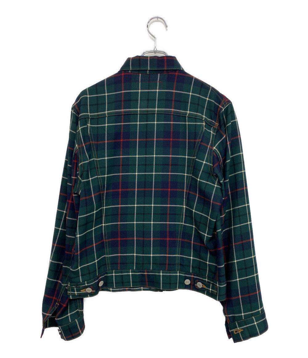 JYUNYA WATANABE MAN ガングラブチェックジャケット JUNYA WATANABE MAN チェックジャケット ×Levi's ウール グリーン 02AW
