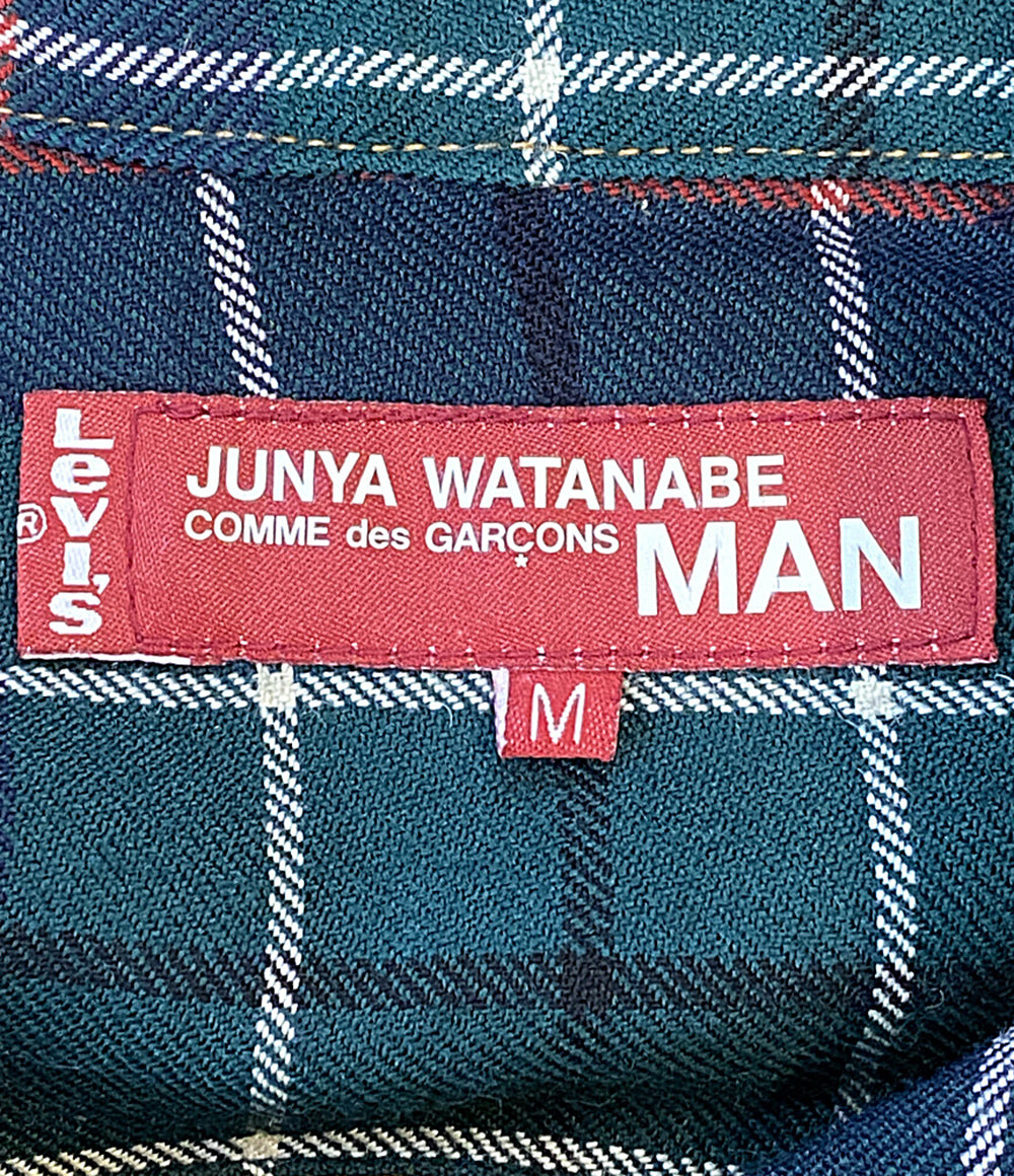 JUNYA WATANABE MAN チェックジャケット ×Levi's ウール グリーン 02AW