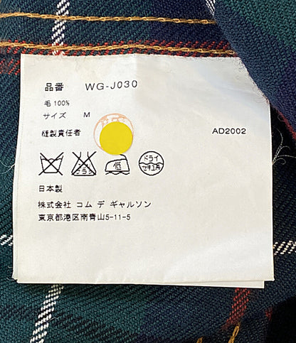 JUNYA WATANABE MAN チェックジャケット ×Levi's ウール グリーン 02AW WG-J030 メンズ SIZE M ジュンヤワタナベマン