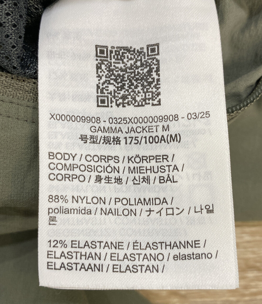 美品 ARC’TERYX ナイロンジャケット GAMMA JACKET カーキ X000009908 メンズ SIZE M アークテリクス