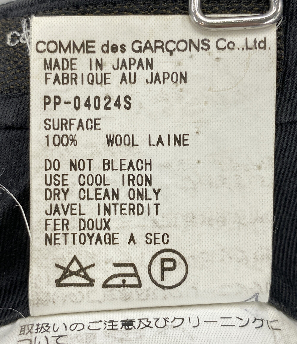美品 COMME des GARCONS HOMME PLUS サイドステッチウールパンツ 99AW PP-04024S メンズ SIZE S コムデギャルソンオムプリュス