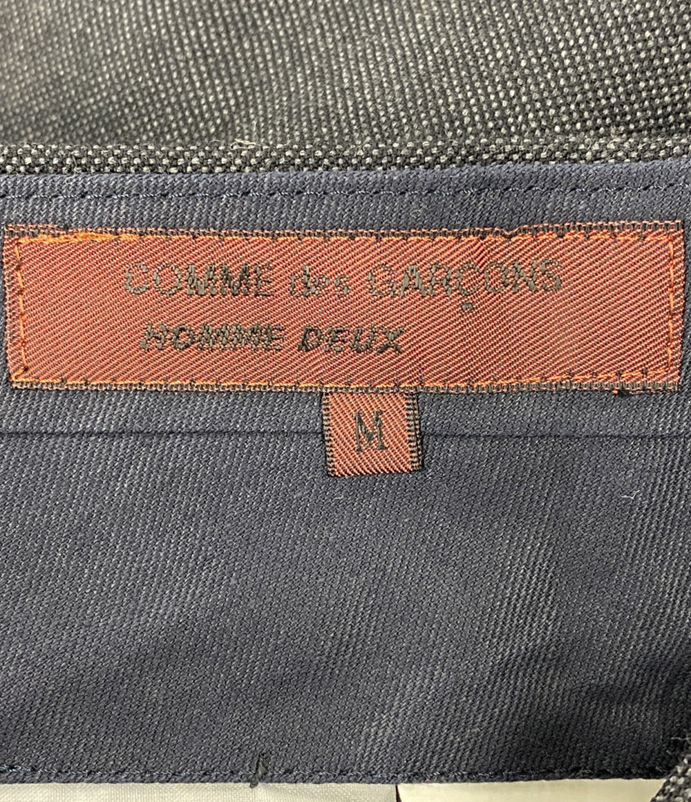 美品 COMME des GARCONS HOMME DEUX アーカイブ ウールロングパンツ DP-95015 メンズ SIZE M コムデギャルソンオムドゥ