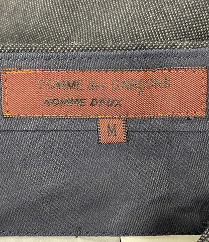 美品 COMME des GARCONS HOMME DEUX アーカイブ ウールロングパンツ DP-95015 メンズ SIZE M コムデギャルソンオムドゥ