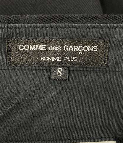 美品 COMME des GARCONS HOMME PLUS アーカイブ 刺繍デザインウールトラウザー 01AW PC-P002 メンズ SIZE S コムデギャルソンオムプリュス