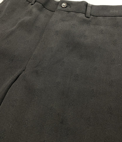 美品 COMME des GARCONS HOMME PLUS アーカイブ 刺繍デザインウールトラウザー 01AW PC-P002 メンズ SIZE S コムデギャルソンオムプリュス