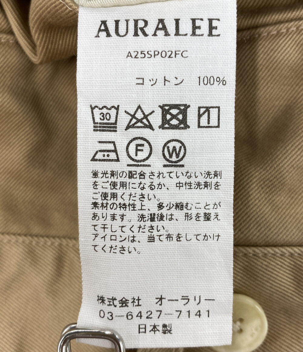 AURALEE パンツ 25SS WASHED FINX CHINO ONEーTUCK PANTS A25SP02FC メンズ SIZE 5 オーラリー