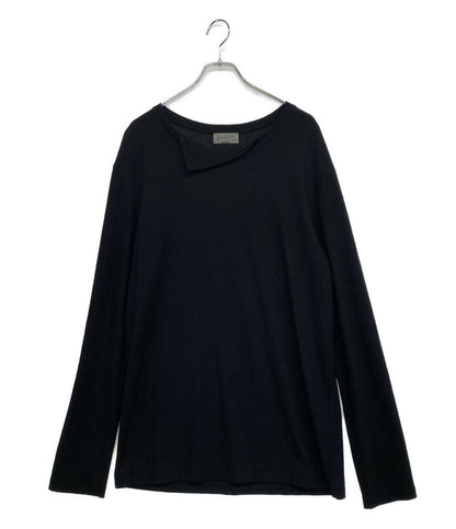 YOHJI YAMAMOTO POUR HOMME ニット ウールエアー天竺丸首ラウンドネックニット 19AW HV-T04-172 メンズ SIZE 3 ヨウジヤマモトプールオム