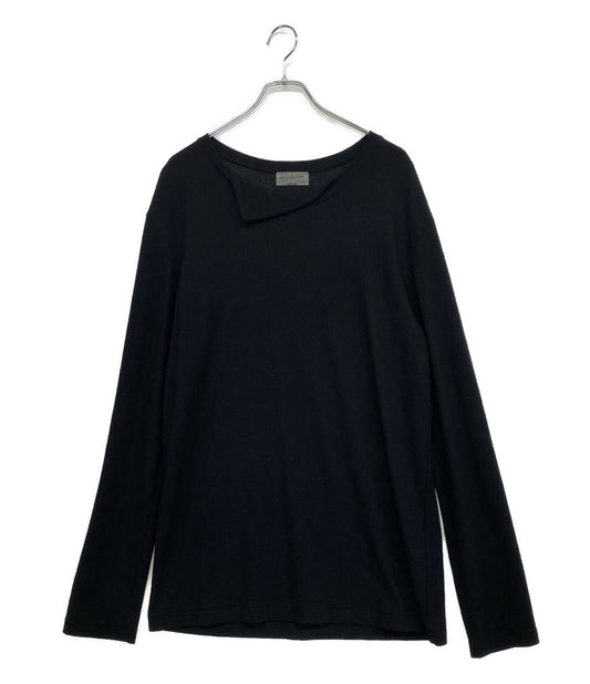 YOHJI YAMAMOTO POUR HOMME ニット ウールエアー天竺丸首ラウンドネックニット 19AW HV-T04-172 メンズ SIZE 3 ヨウジヤマモトプールオム