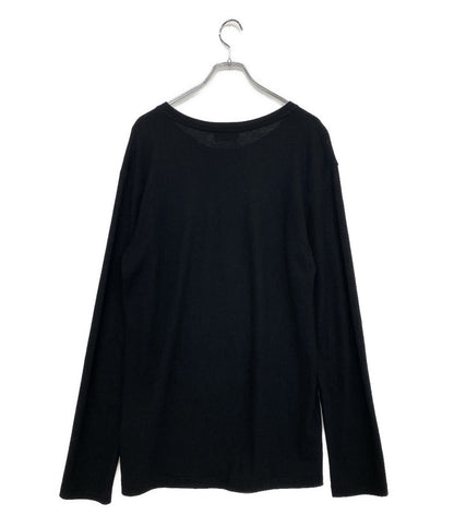 YOHJI YAMAMOTO POUR HOMME ニット ウールエアー天竺丸首ラウンドネックニット 19AW HV-T04-172 メンズ SIZE 3 ヨウジヤマモトプールオム