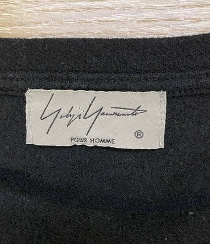 YOHJI YAMAMOTO POUR HOMME ニット ウールエアー天竺丸首ラウンドネックニット 19AW HV-T04-172 メンズ SIZE 3 ヨウジヤマモトプールオム