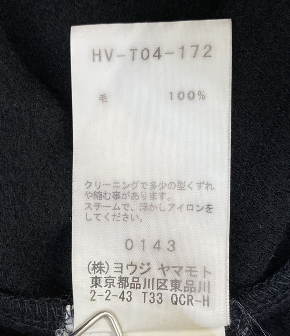 YOHJI YAMAMOTO POUR HOMME ニット ウールエアー天竺丸首ラウンドネックニット 19AW HV-T04-172 メンズ SIZE 3 ヨウジヤマモトプールオム