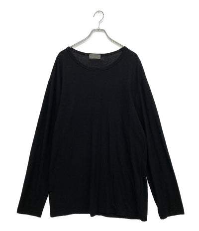 YOHJI YAMAMOTO POUR HOMME ラムウールラウンドネックニット 18AW HV-T33-172 メンズ SIZE 3 ヨウジヤマモトプールオム