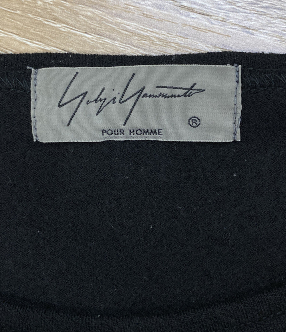 YOHJI YAMAMOTO POUR HOMME ニット ウールロングスリーブトップ 18AW HC-T28-177 メンズ SIZE 3 ヨウジヤマモトプールオム