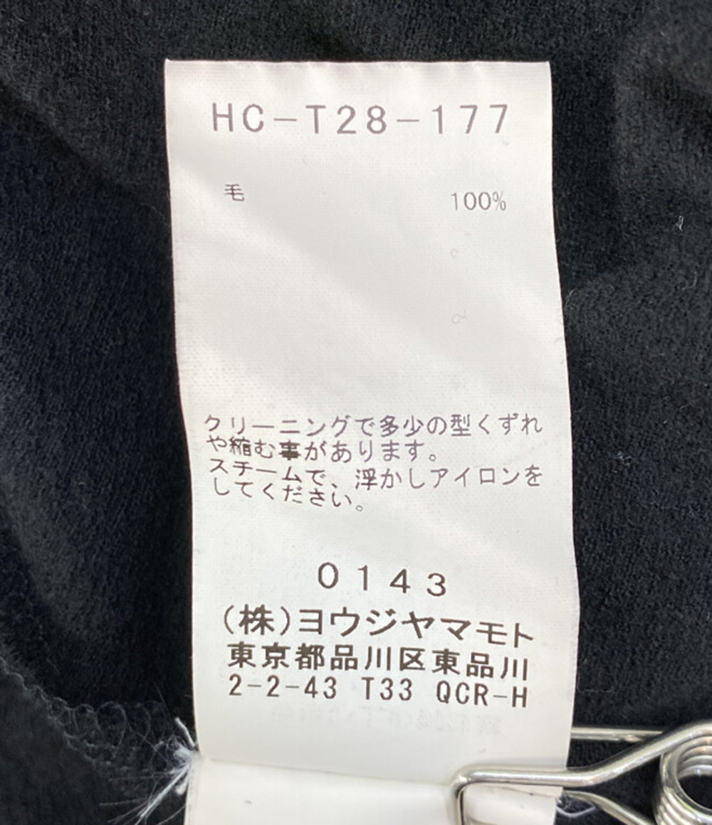 YOHJI YAMAMOTO POUR HOMME ニット ウールロングスリーブトップ 18AW HC-T28-177 メンズ SIZE 3 ヨウジヤマモトプールオム