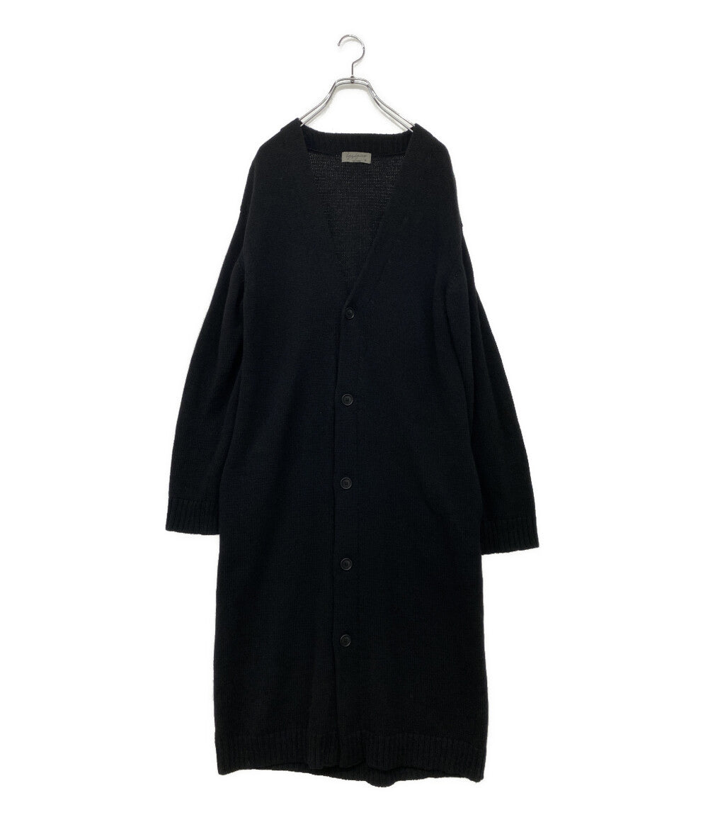 YOHJI YAMAMOTO POUR HOMME 女柄Vネックロングカーディガン 18AW HV-K73-884 メンズ SIZE 3 ヨウジヤマモトプールオム