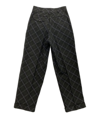 美品 COMME des GARCONS HOMME PLUS バイアスタックチェックパンツ PP-04001S メンズ SIZE S コムデギャルソンオムプリュス