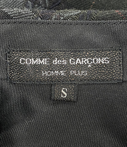 美品 COMME des GARCONS HOMME PLUS バイアスタックチェックパンツ PP-04001S メンズ SIZE S コムデギャルソンオムプリュス