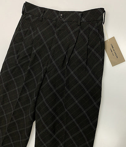 美品 COMME des GARCONS HOMME PLUS バイアスタックチェックパンツ PP-04001S メンズ SIZE S コムデギャルソンオムプリュス