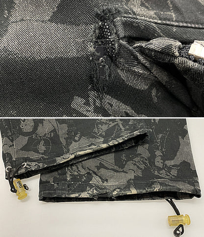 UNDERCOVER アーカイブ SCAB期 迷彩 グラフィック転写 カーゴパンツ 03SS U308 メンズ SIZE L アンダーカバー