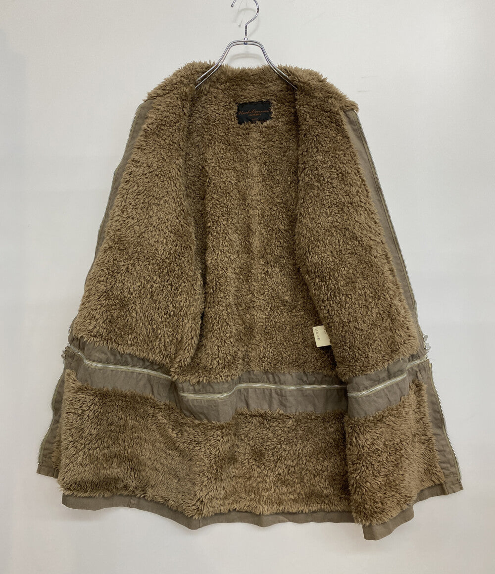 UNDERCOVER アーカイブ ジャケット But Beautiful期 内ファージップジャケット カーキ 04AW B255-B17 メンズ SIZE M アンダーカバー