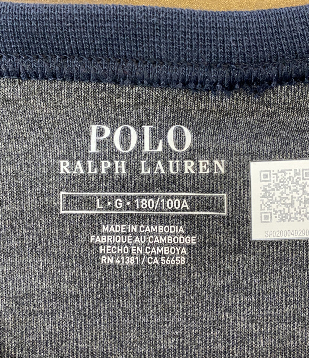 POLO RALPH LAUREN ダブルニットスウェットシャツ メンズ SIZE L ポロ・ラルフローレン