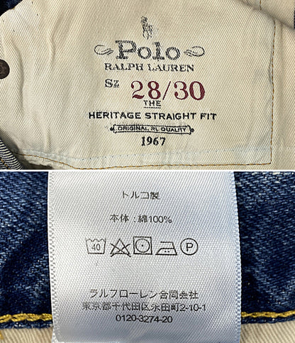 美品 POLO RALPH LAUREN デニムパンツ ストレートジーンズ メンズ SIZE 28/30 ポロ・ラルフローレン
