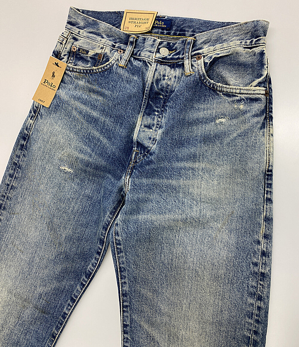 美品 POLO RALPH LAUREN デニムパンツ ストレートジーンズ メンズ SIZE 28/30 ポロ・ラルフローレン