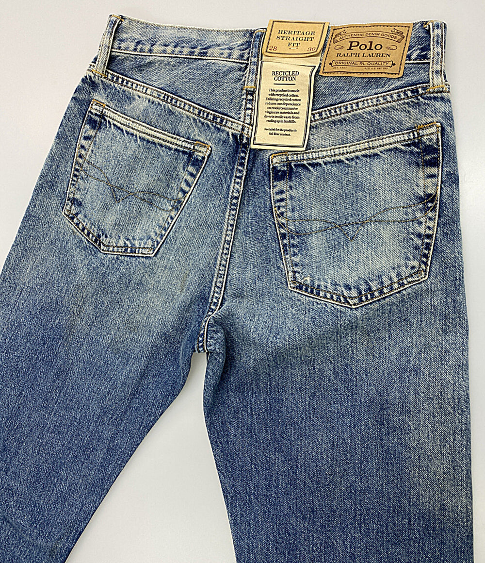 美品 POLO RALPH LAUREN デニムパンツ ストレートジーンズ メンズ SIZE 28/30 ポロ・ラルフローレン