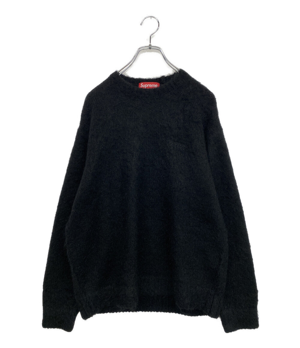 美品 Supreme モヘアニット 胸ロゴ メンズ SIZE M シュプリーム