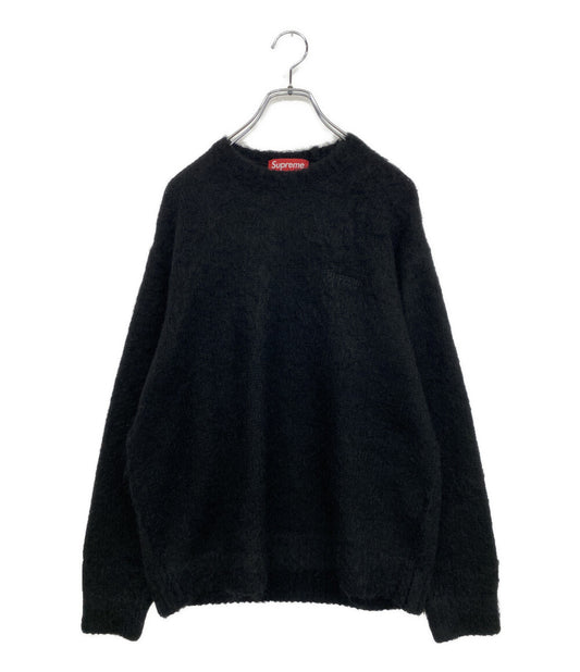 美品 Supreme モヘアニット 胸ロゴ メンズ SIZE M シュプリーム