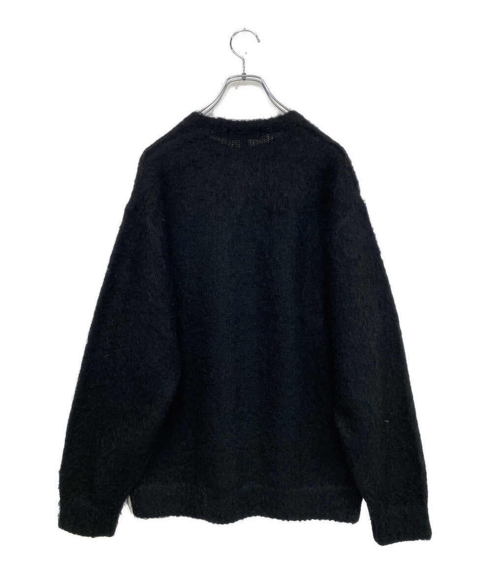 Jil sander 半袖ニット ヘンリーネック リネン ネイビー